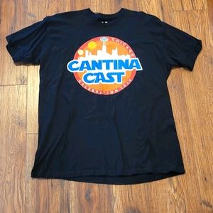 Star Wars Cantina Cast XL T-Shirt.